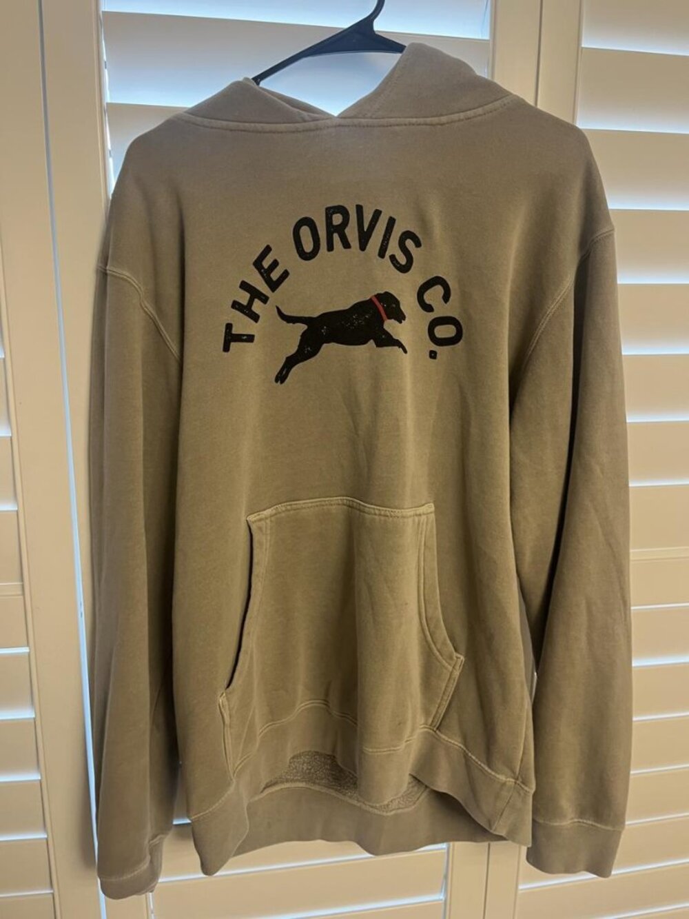 The Orvis Co. Black Lab pullover hoodie